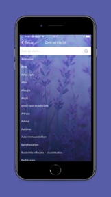 Homeopathiewijzer app screenshot