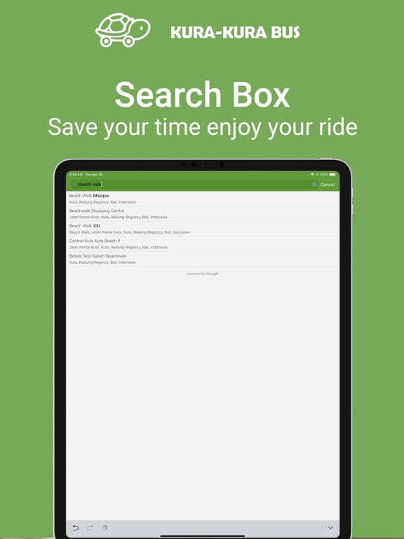 KURA-KURA BUS iPad screenshot 5 - Travel app