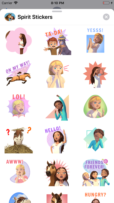 Spirit Riding Free Stickers Screenshot