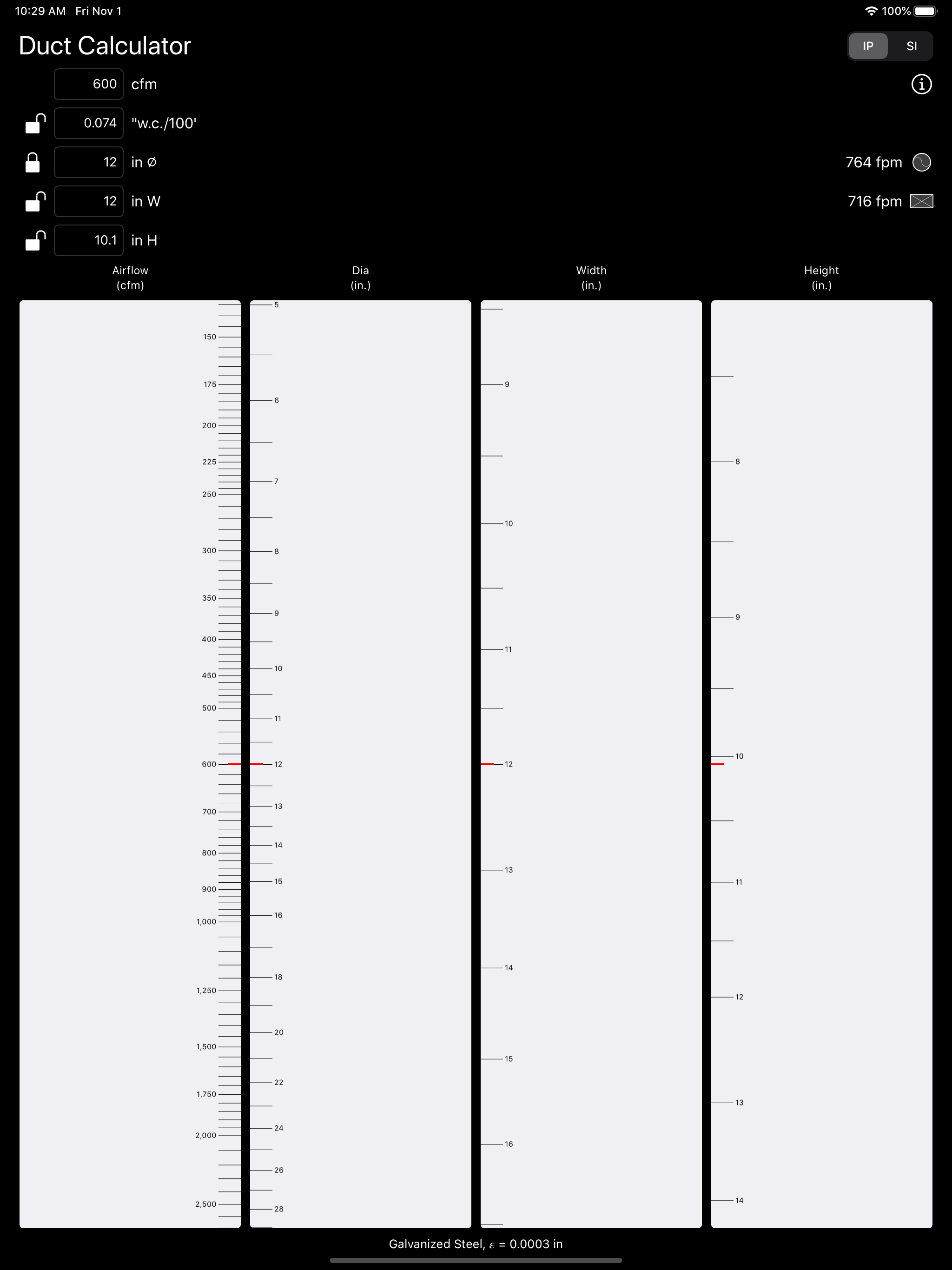 Duct Calculator
