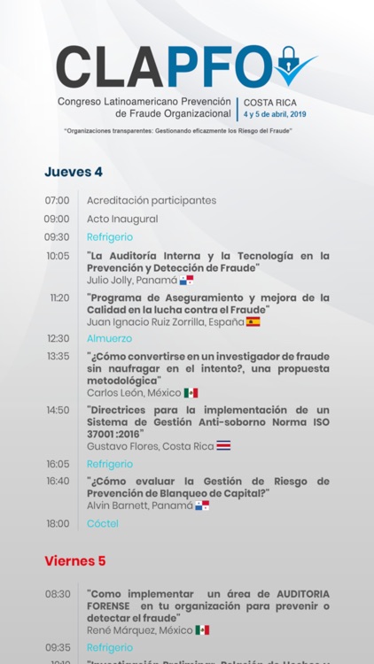 CLAPFO 2019