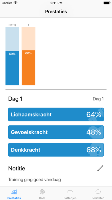 Screenshot #1 pour Drie Batterijen App