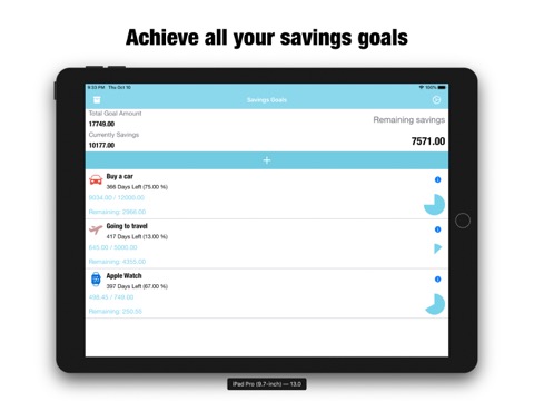 貯金貯蓄目標 - 貯蓄計画簿記、貯蓄目標管理Appのおすすめ画像6