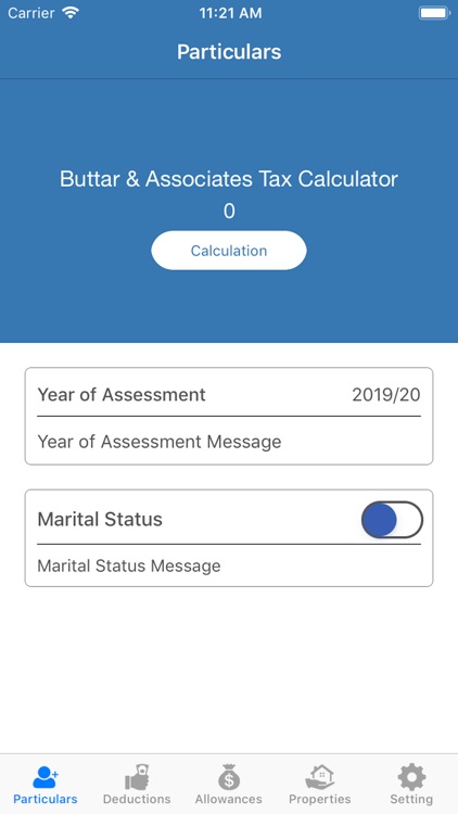 Buttar & Assoc. Tax Calculator