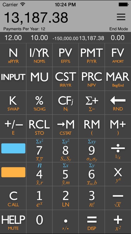 10bii Financial Calculator