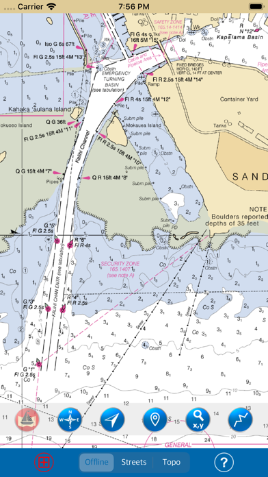 Screenshot #1 pour HAWAII ISLANDS – Marine Map