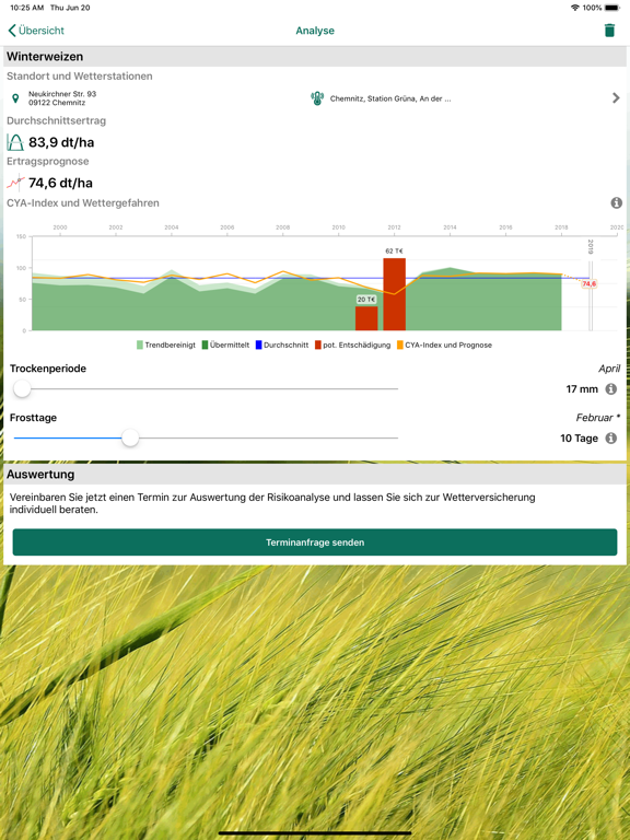 Screenshot #4 pour CYA - Crop Yield Analysis