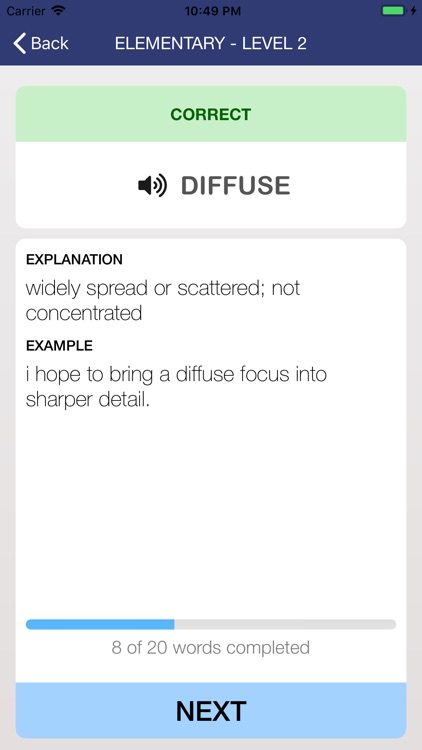 Toefl Vocabulary Quizzes screenshot-4