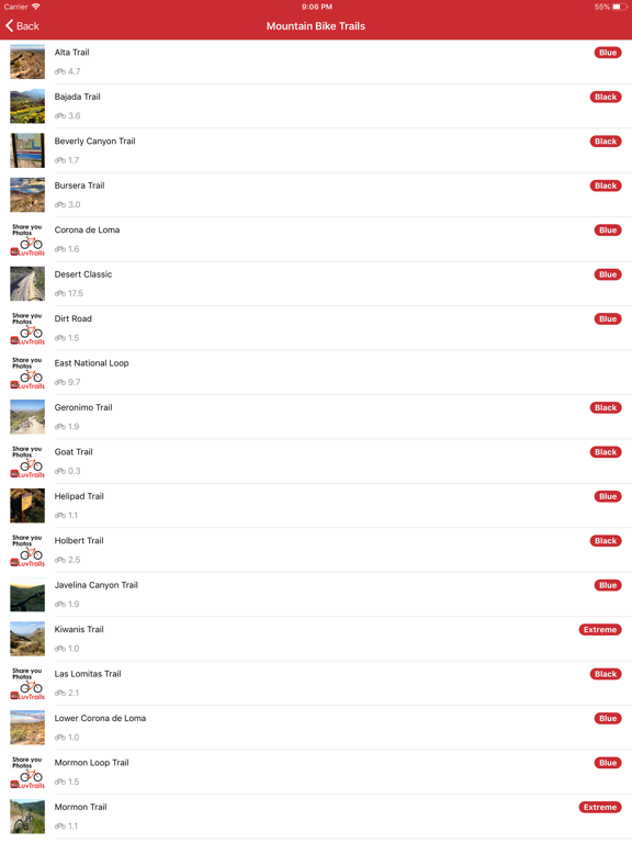 LuvTrails iPad screenshot 4 - Sports app