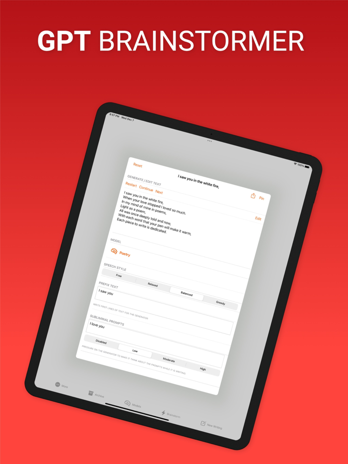 DeepWriter - GPT genius