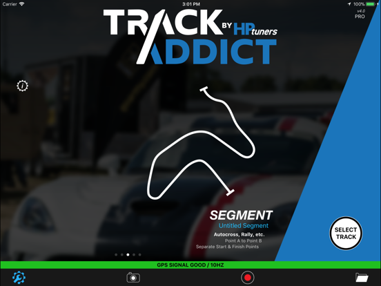 TrackAddict Pro iPad app afbeelding 7