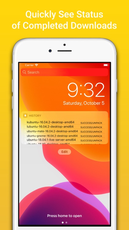 Quick NZB widgets for Sabnzbd