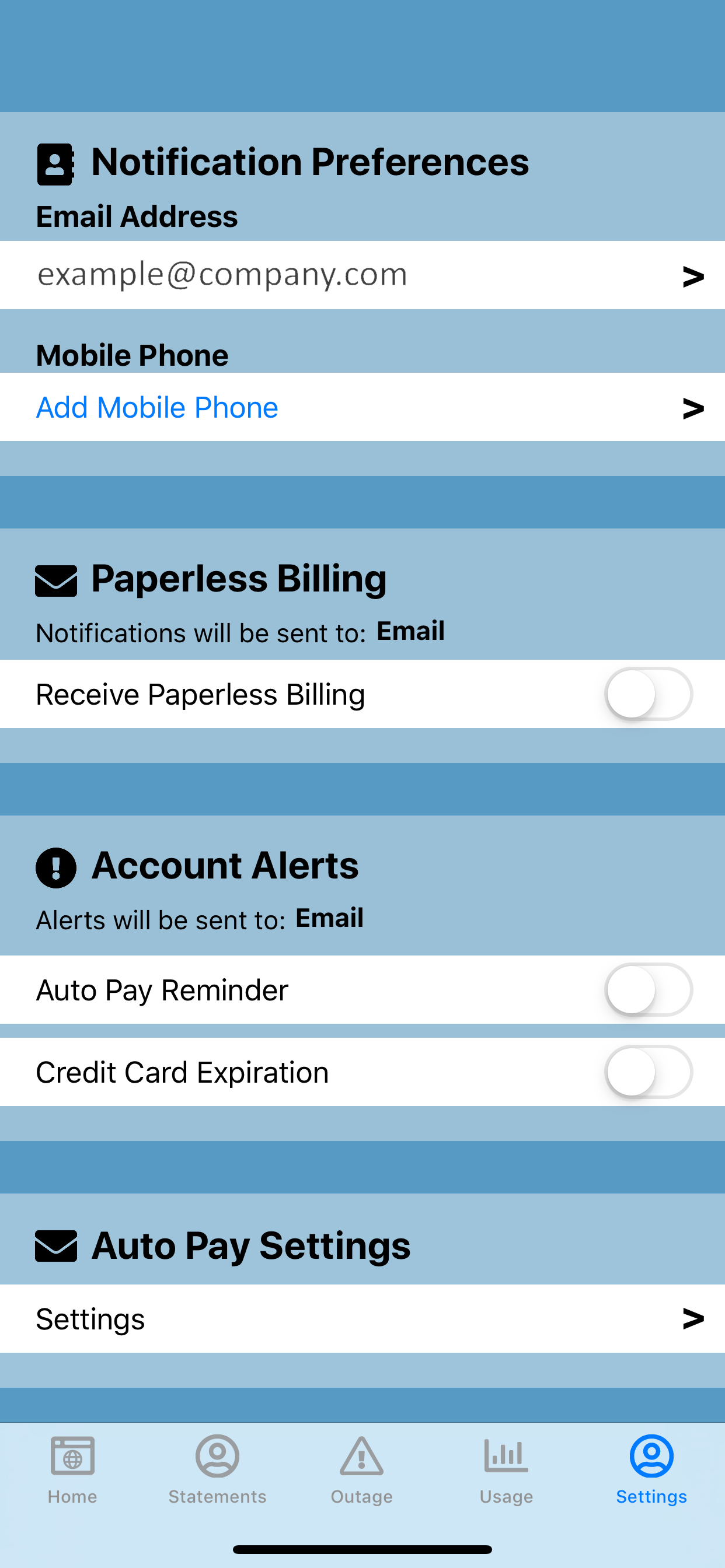 Easton Utilities My Account screenshot 6