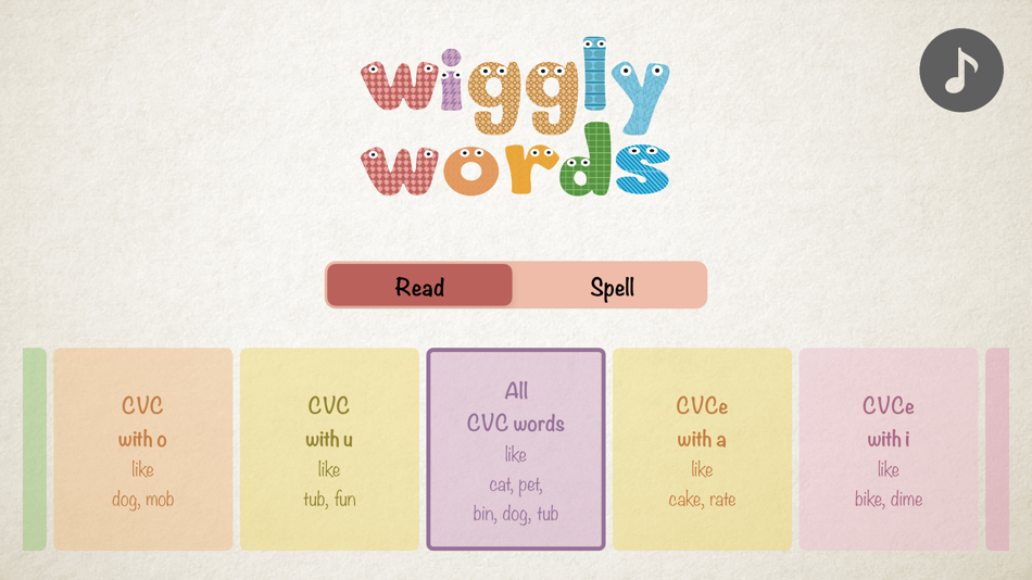 #1. Wiggly Words: Phonics for kids (iOS) Podle: Preeti Kancharla