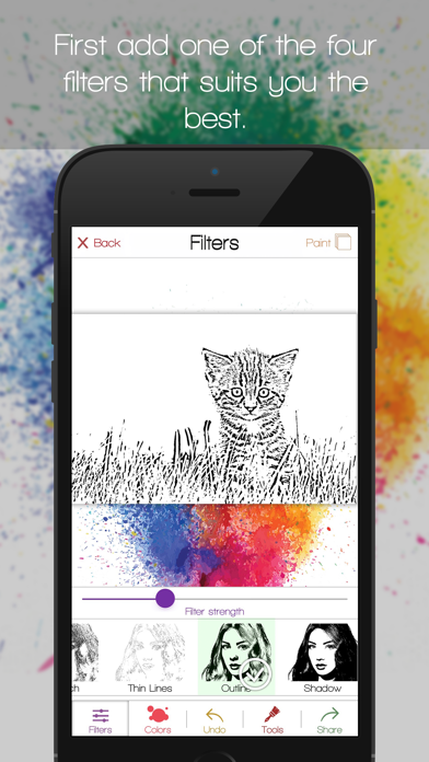 Screenshot #2 pour Color Rise - Coloring therapy