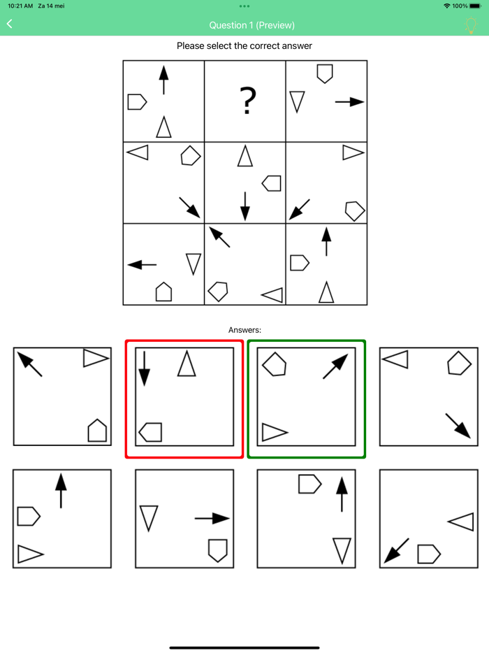 IQ Test Advanced Matrices Pro