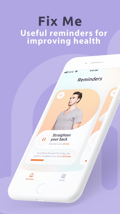 Fix.Me - Best Posture Reminder