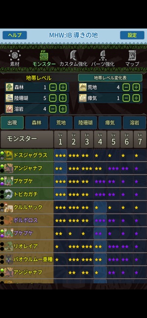 Mhw Ib 導きの地ツール をapp Storeで