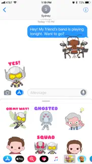 ant-man and the wasp stickers iphone screenshot 1