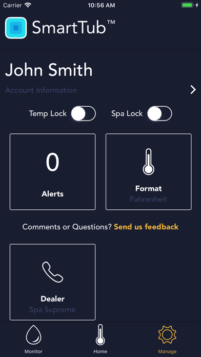 SmartTub® Screenshot