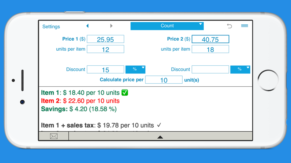 #3. Unit Price Comparison (iOS) Ved: Intemodino Group s.r.o.