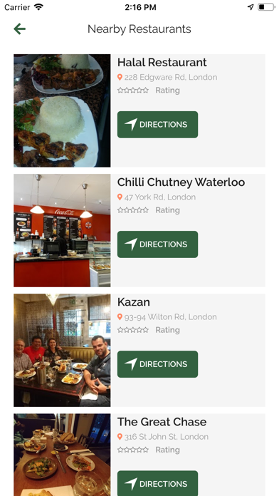 B-Halal Trip iPhone screenshot