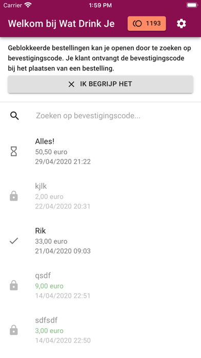 Wat Drink Je? Screenshot
