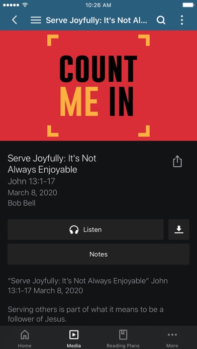Bethany Christian Church App Screenshot