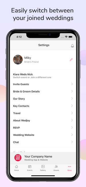 WedJoy: Wedding App & Website(圖7)-速報App
