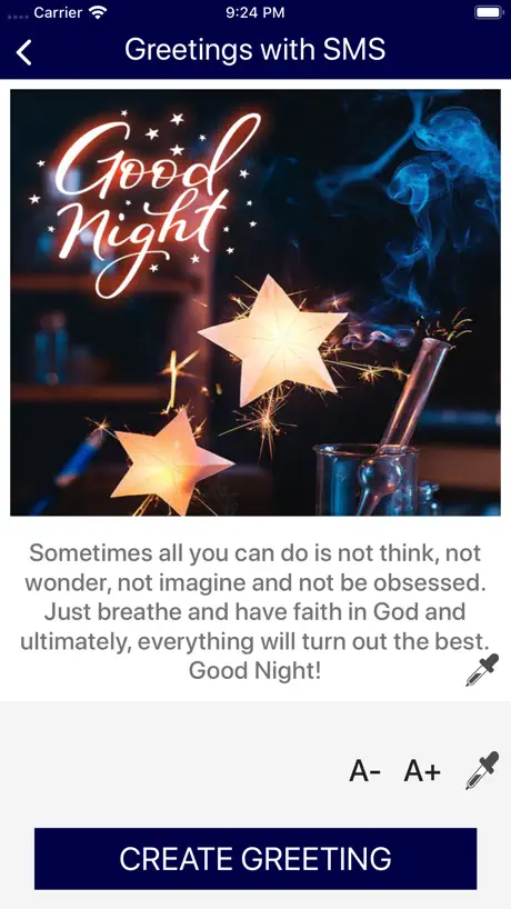 Good Night SMS