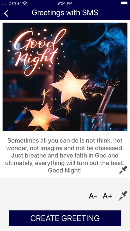 Good Night SMS screenshot-3