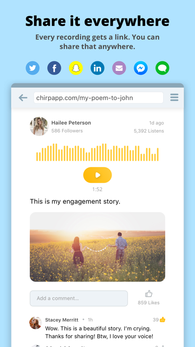 Chirp: Short Podcast Community screenshot 2