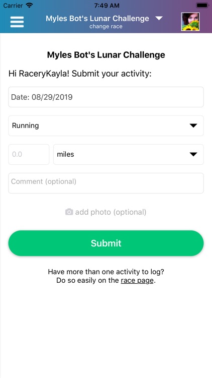 Racery: Virtual Races