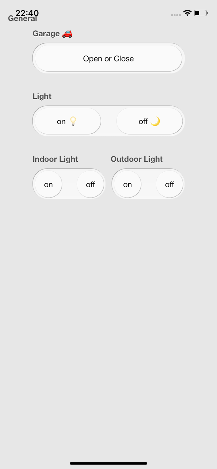 iControl Web: HTTP Remote screenshot 1