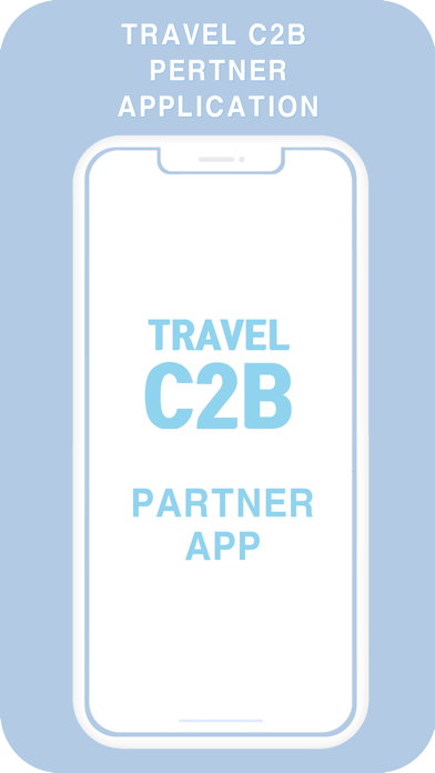 Travel C2B - Partner app Screenshot