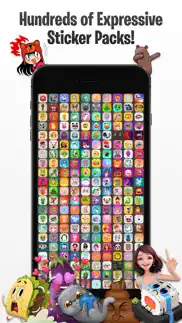 moji™ stickers pics text mood iphone screenshot 2