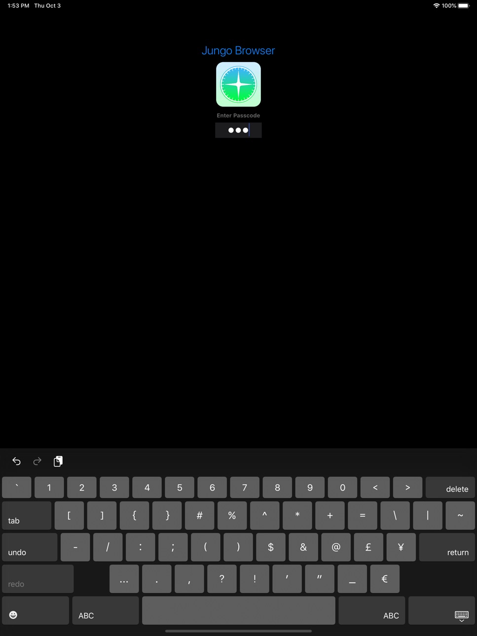 iPad screenshot