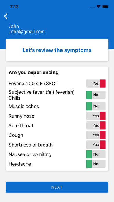 CarePath Symptom Tracker screenshot 2