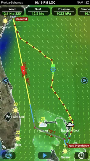 Weather4D Routing iPhone-skjermbilde 7