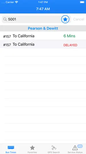 Bus Times - Chicago screenshot 3