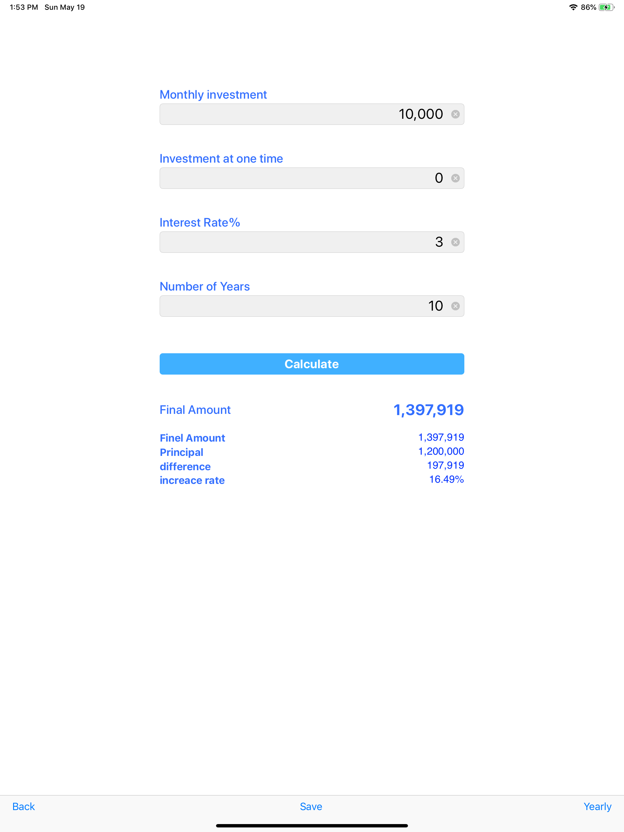 Compound  calculation