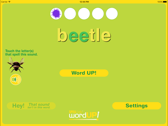 SPELL-Links WordUP! iPad screenshot 7 - Education app