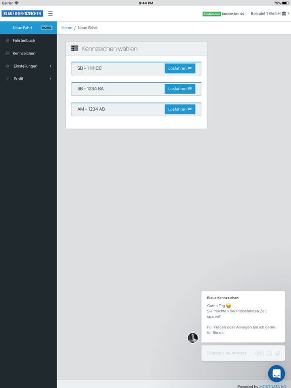Screenshot #4 pour Blaue Kennzeichen
