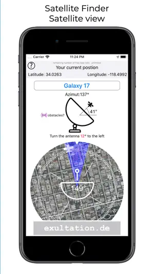 Satellite Finder (Pro) screenshot 1