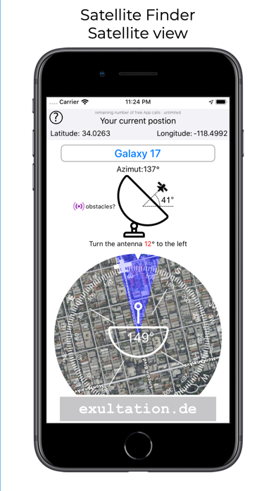 Satellite Finder (Pro) Screenshot