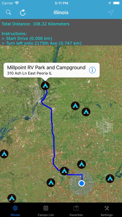 Illinois – Camps & RV Parks