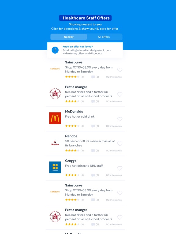 Screenshot #4 pour Offers for UK Healthworkers