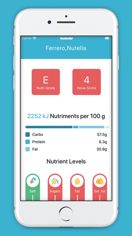 Nutrix - Product Scanner