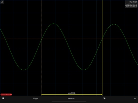 Oscilyzer iPad screenshot 1 - Productivity app
