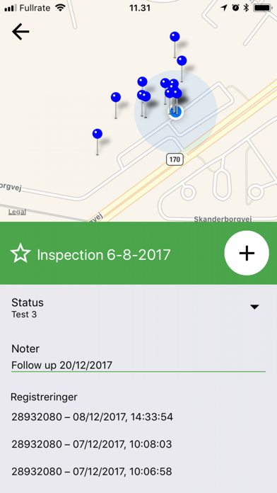QReport - Inspektion Screenshot